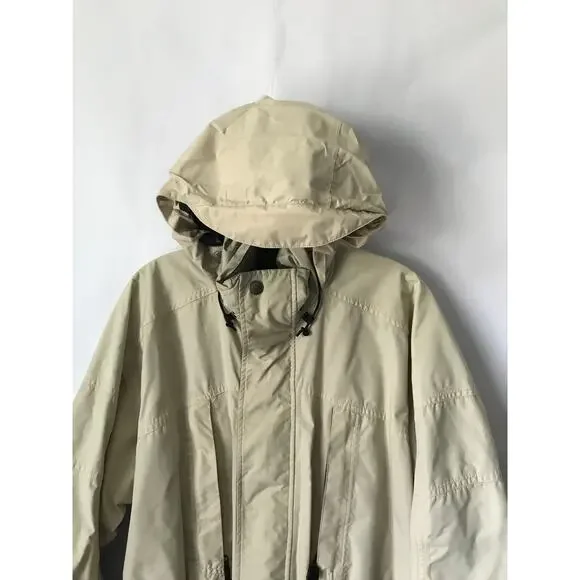 Orvis Jacket Medium Mens Gore Tex Tan Fishing Outdoors Hood Gorpcore Pockets Med